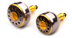 Reel Handle with Metal Round Knob, Reversible L/R – product photo