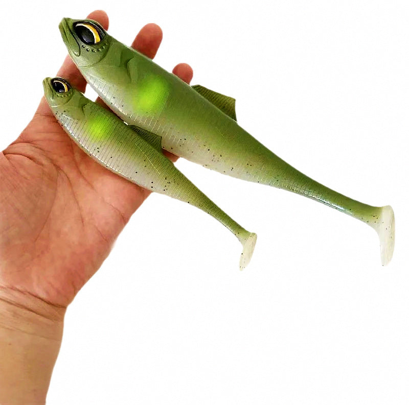 Paddle Tail Soft Swimbait 2-Pack, 15.5 & 23 cm (6 & 9 in) – product photo