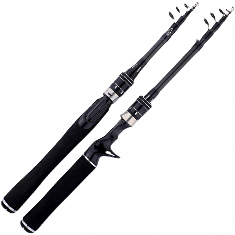 Telescopic Travel Fishing Rod, 1.5–2.7 m (4.9–8.9 ft)