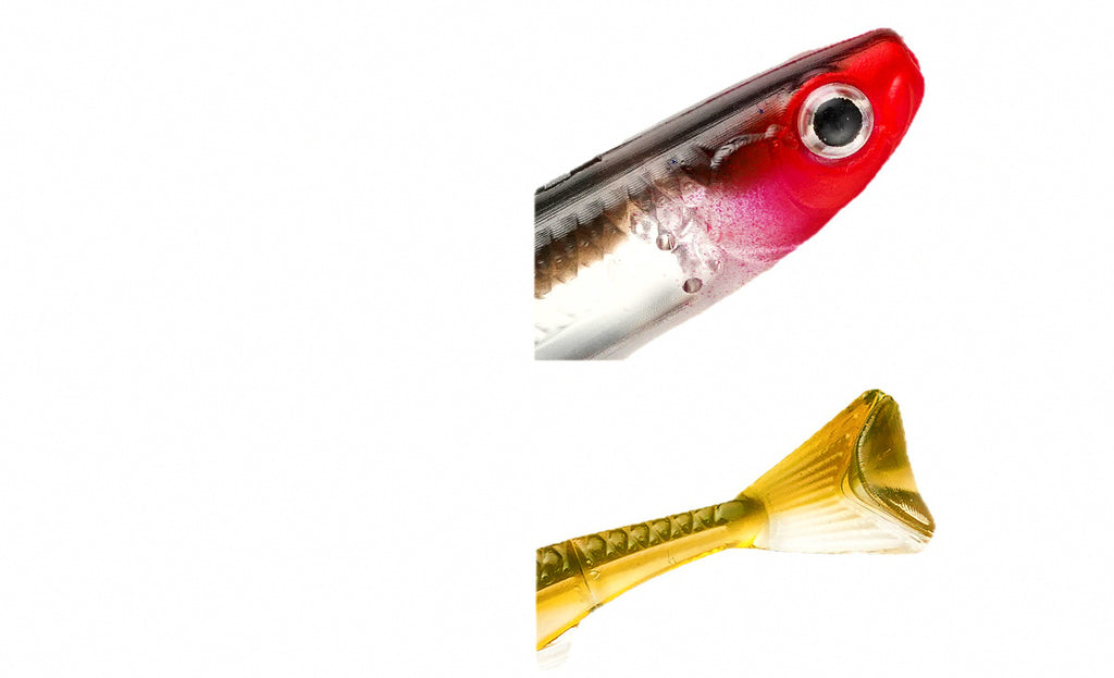 Curl T-Tail Soft Swimbait Lures, 5-Pack – product photo