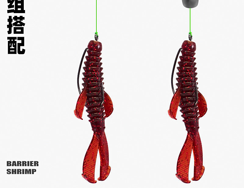 Soft Plastic Shrimp Bait, 7.5 cm (3 in), 8-Pack – product photo
