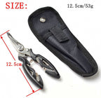 Stainless Steel Fish Gripper & Small Pliers Set with Sheath – product photo
