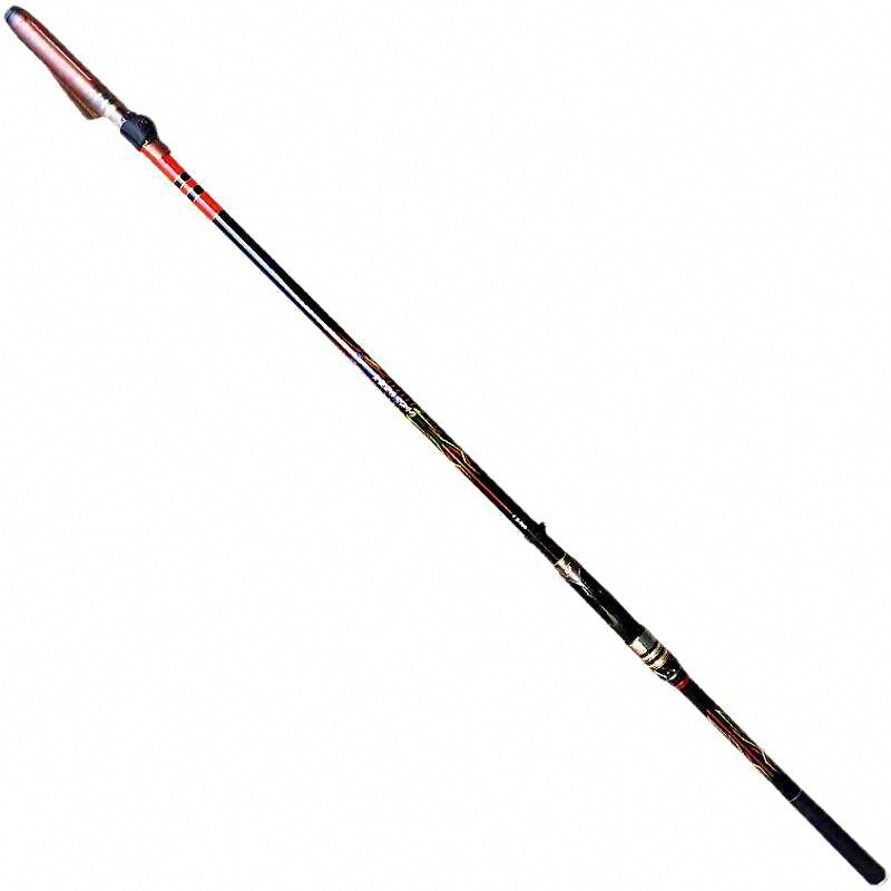 Carbon Rock Fishing Rod, Angled Guides, 4 m or 5 m