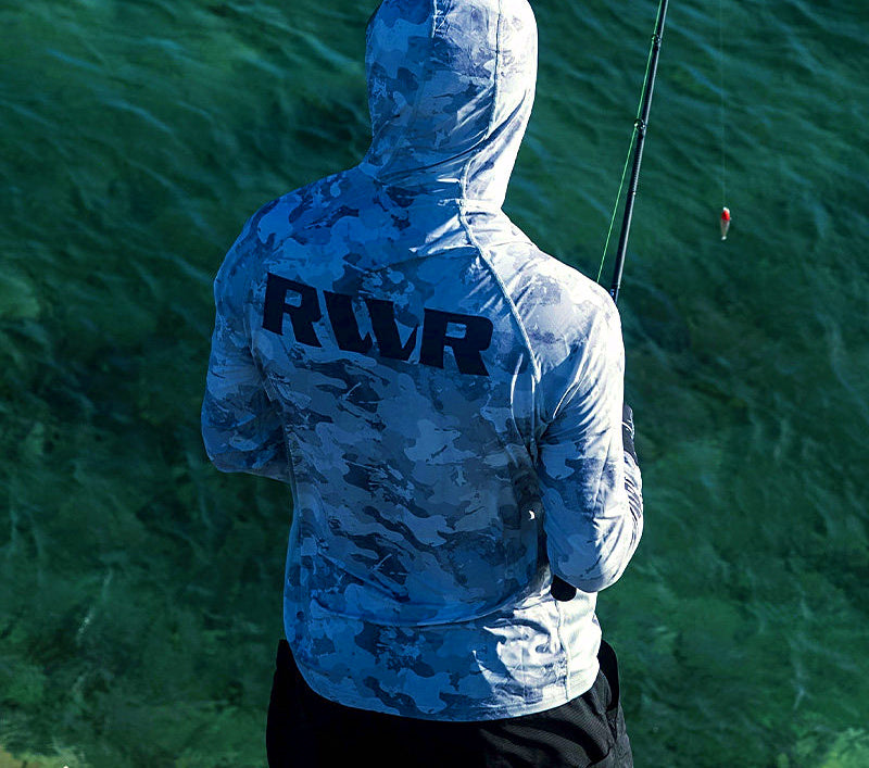UPF 50+ Sun Protection Fishing Hoodie, Cooling Shirt – product photo