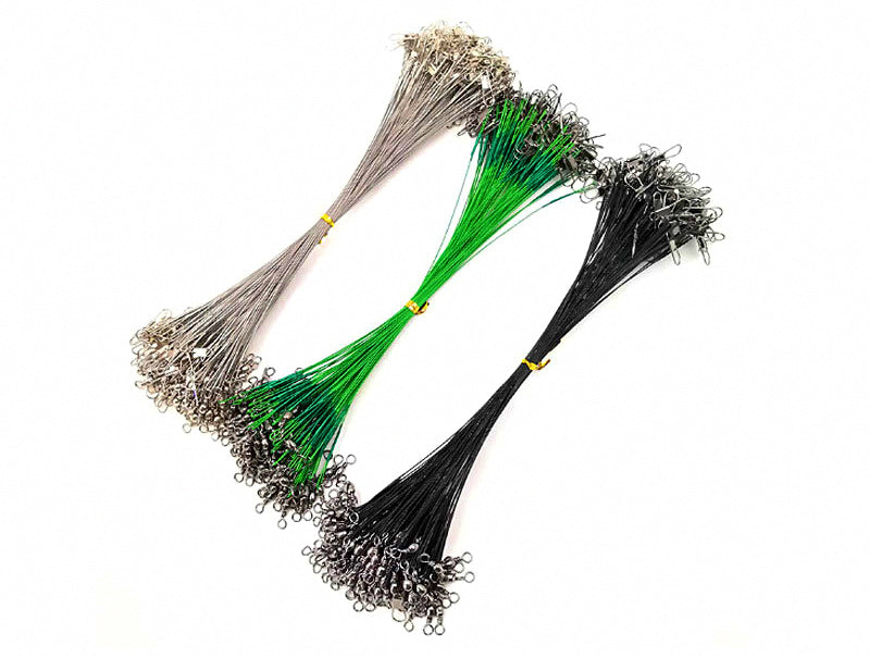 Wire Leader with Swivel & Snap, 10–30 cm (3.9–11.8 in) – product photo