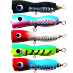 Wooden Popper Lure, 85 & 115 mm (3.3 & 4.5 in), 25 & 45 g