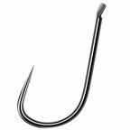 Shin Kanto Sode Hook, Barbless, Black, Sizes 1–9