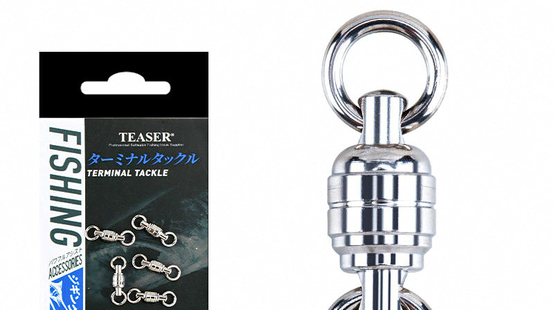 Ball Bearing Swivel, Stainless Steel, 5 Pack (Sizes #0–#7) – product photo