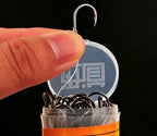 Pre-Tied Snelled Hooks, Bucket Pack of 40, 1 m Leader – product photo