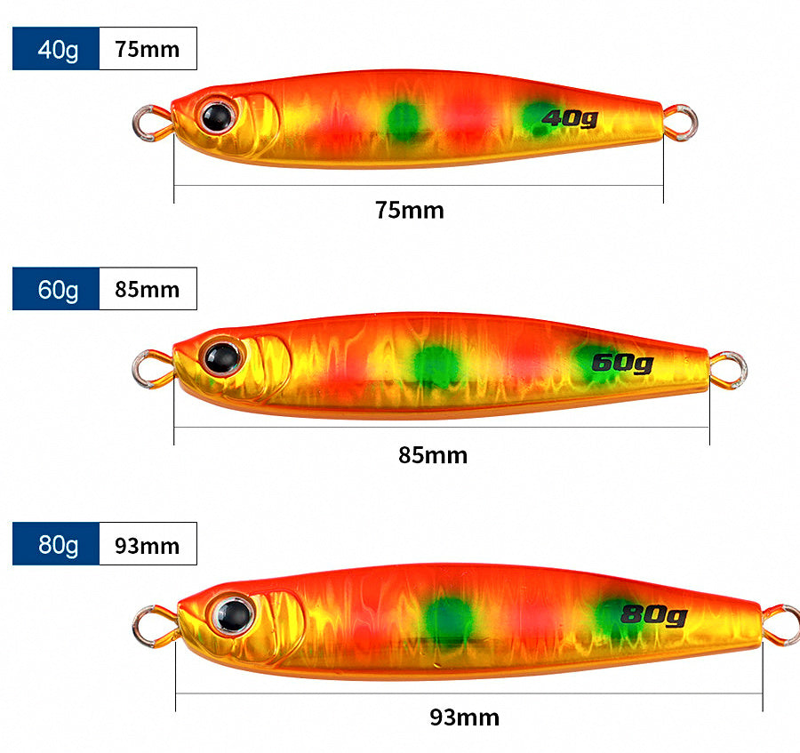 Casting Metal Jig, 40–80 g (1.4–2.8 oz) – product photo