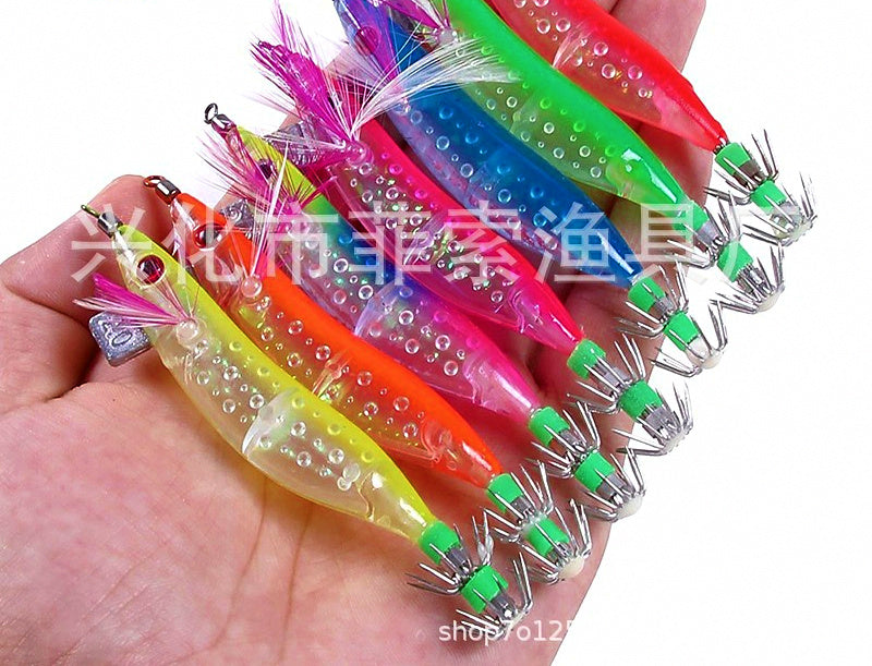 Squid Jig (Egi) 2.0#, Flash Glow Shrimp Lure – product photo