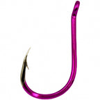 Eyed Barbed Saltwater Hooks, Sizes 0.8–14, Bulk Packs
