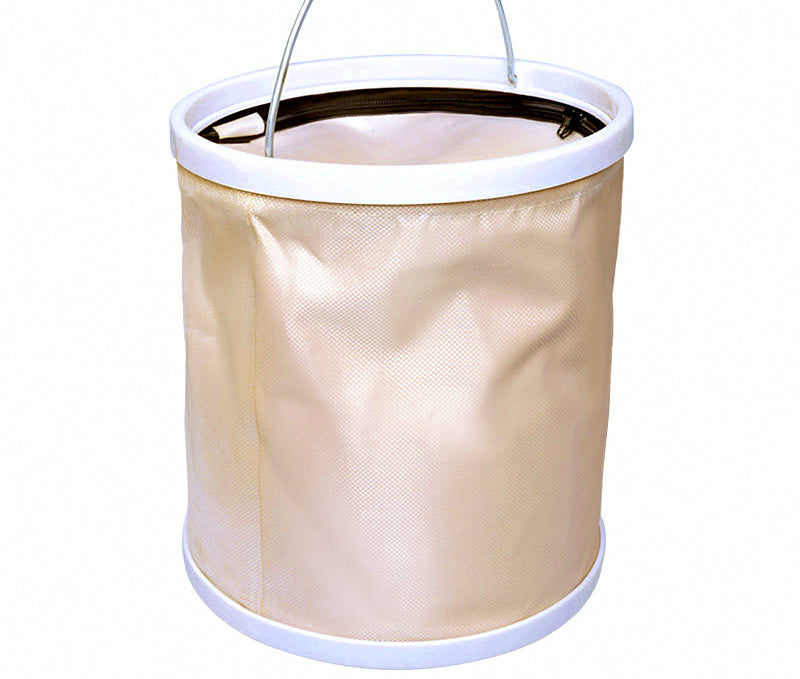 Collapsible Fishing Bucket with Lid, 9–13 L (2.4–3.4 gal) – product photo