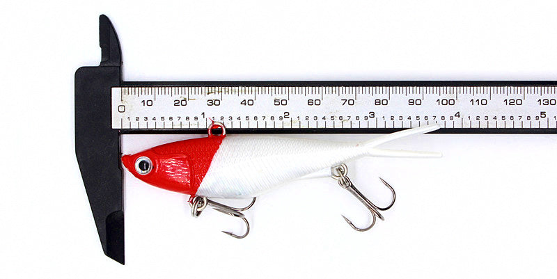 Forked Tail Lead-Head Soft Vibe Swimbait, PVC, 16 Colors – product photo