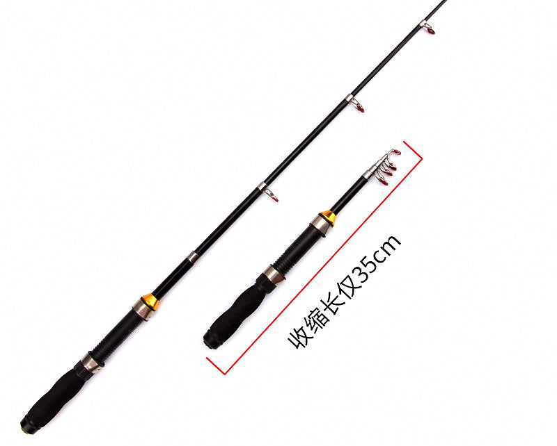Telescopic Mini Sea Rod, 1.0–2.3 m (3.3–7.5 ft), Fiberglass – product photo