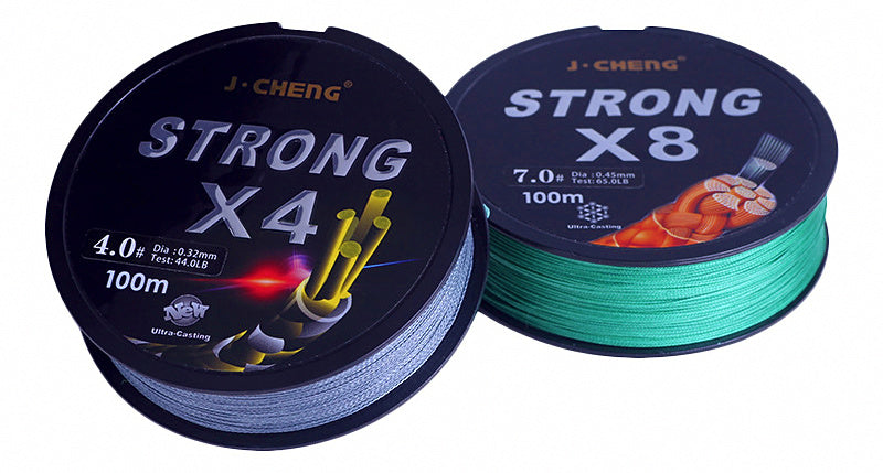 4-Strand & 8-Strand PE Braided Line, 100 m (109 yd) – product photo