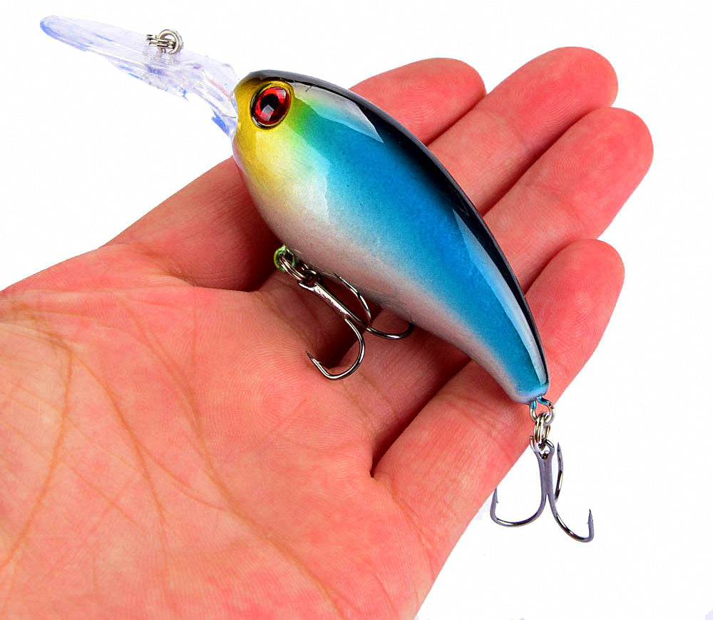 Long Lip Minnow Hard Bait, 10 cm, 14 g (0.5 oz) – product photo