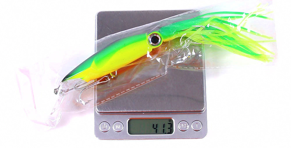 Octopus Squid Jig Lure with Skirt, 14 cm, 40 g (1.4 oz) – product photo