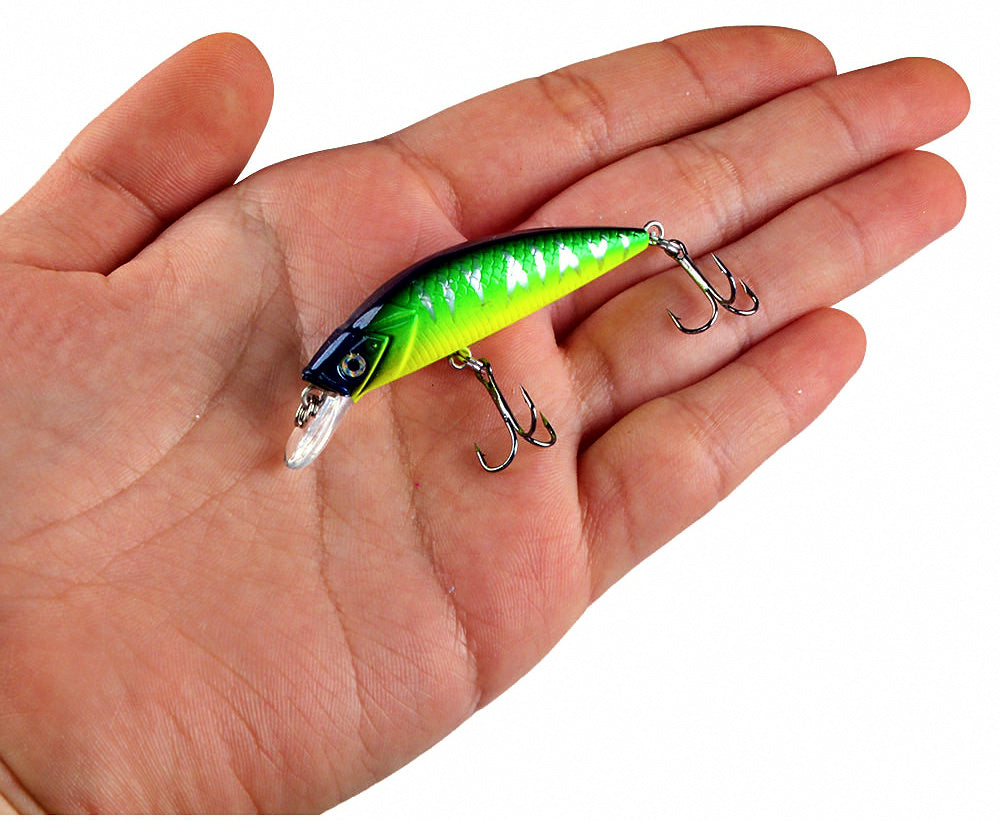 Slow Sinking Minnow Lure, 6 cm (2.4 in), 6 g (0.2 oz) – product photo