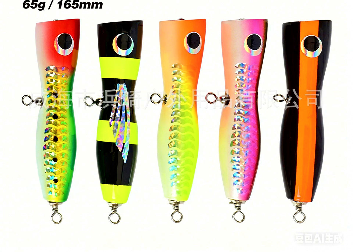 Floating Wood Trolling Lure for GT & Tuna, 65 g (2.3 oz) – product photo
