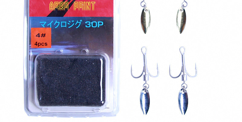 Treble Hook with Swivel & Spinner Blade, Sizes 2–10 – product photo