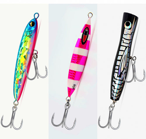 4X Strong Treble Hooks, High Carbon Steel, 10 Pack – product photo