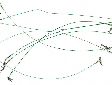 Wire Leader with Swivel and Snap, 10–25 cm (4–10 in) – product photo