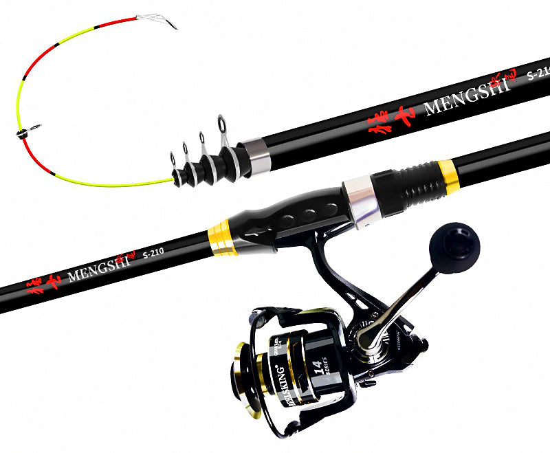 Soft Action Fiberglass Telescopic Rod, 1.5–3.0 m (4.9–9.8 ft) – product photo