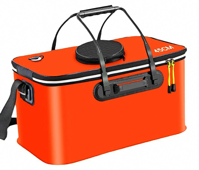 Folding EVA Fish Bucket with Skylight Lid, 30-80 cm – product photo