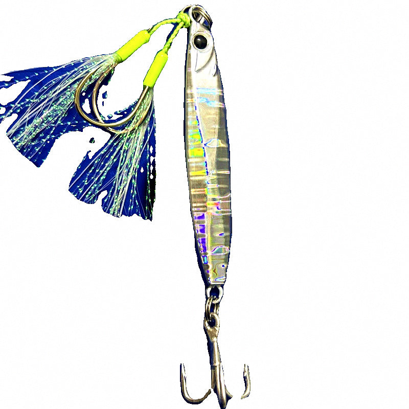 Fast Sinking Metal Jig with Hook, 30–80 g (1.1–2.8 oz)