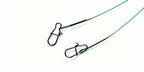 Stainless Steel Wire Leaders with Snap, 30 or 60 Pack – product photo