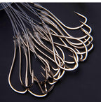 Pre-Tied Long Shank Bait Hooks with Line, 20-Pack – product photo
