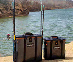 Portable Hard Shell Live Fish Bucket, Sit-On Lid, 45 or 55 – product photo
