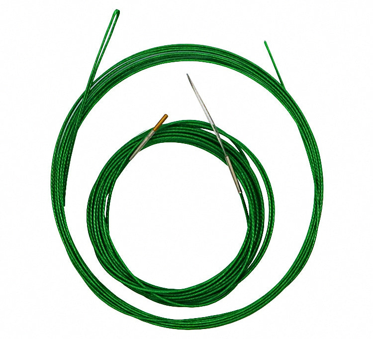 Stainless Steel Guide Wire for Telescopic Rods, Green – product photo