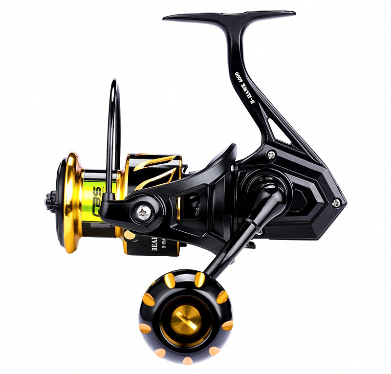 All-Metal Spinning Reel, Deep Spool, Black, 3000-6000 – product photo