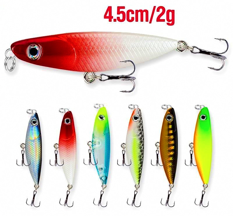 Walk-the-Dog Topwater Pencil Bait, 4.5 cm (1.8 in), 2 g – product photo