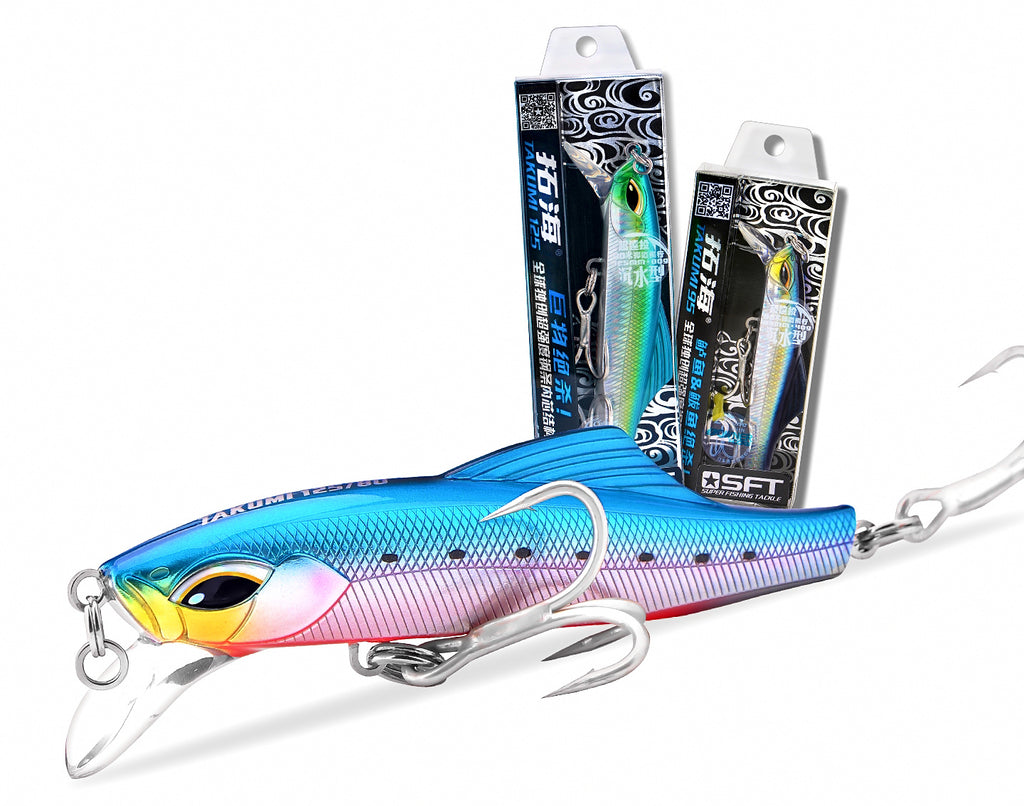 Sinking Minnow Lure, 75–125 mm (3–4.9 in), 15–80 g (0.5–2.8 oz) – product photo