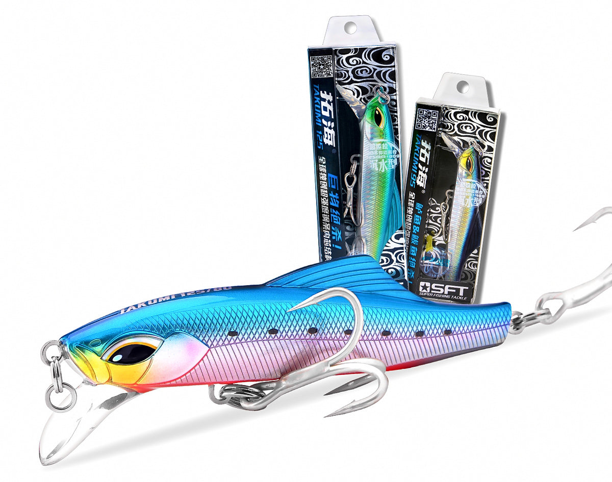 Sinking Minnow Lure, 75–125 mm (3–4.9 in), 15–80 g (0.5–2.8 oz) – product photo