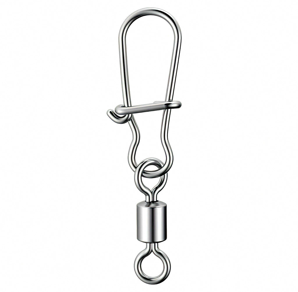 Stainless Steel Snap Swivel, Figure-8 Fast Snap, Sizes 14–3/0