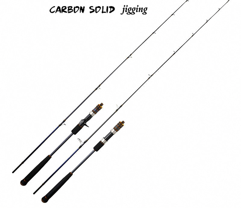 Slow Pitch Jigging Rod, 2-Piece Carbon, 1.83–1.95 m – product photo