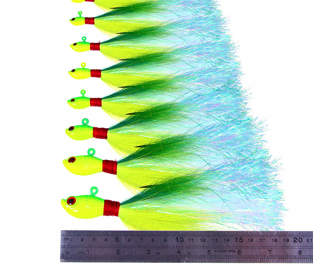 Bucktail Jig, Lead Head, 7–85 g (0.2–3.0 oz) – product photo