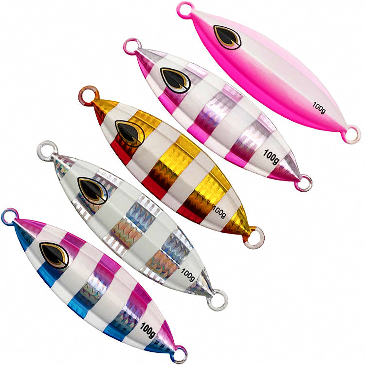 Slow Pitch Metal Jig, 40–200 g (1.4–7.1 oz)