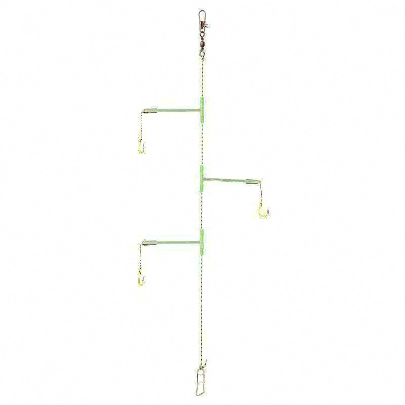 Adjustable Sliding Rig Hooks, Sizes 3–13, Barbed