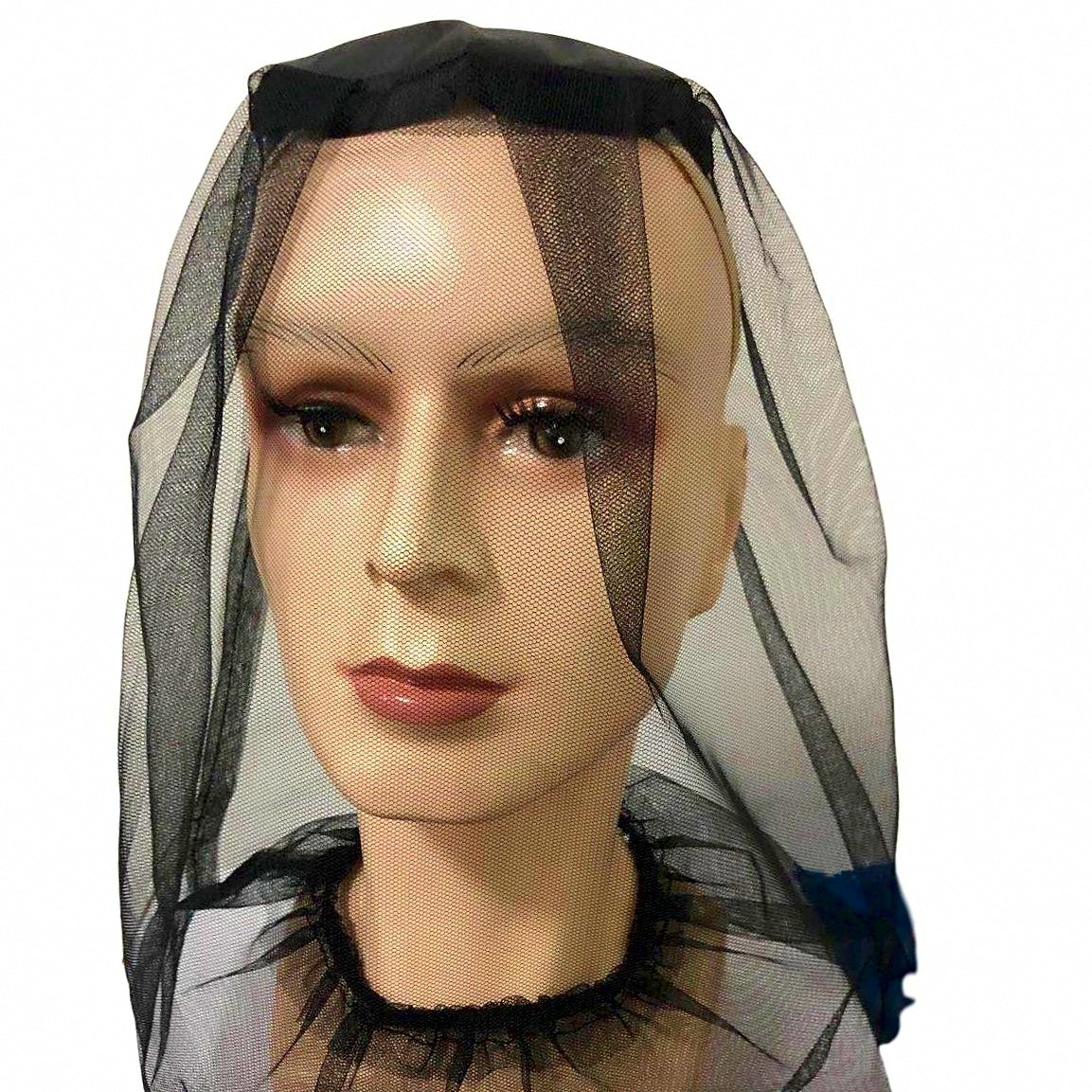 Mosquito Head Net Sun Hat, Nylon, Fishing Bug Hat – product photo