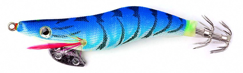 Glow Squid Jig, Wood Shrimp Lure, Size 2.0–3.0 – product photo