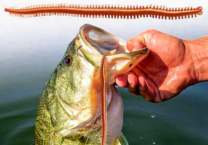 Soft Bait Sea Worm Lure, Curly Tail, 10/20/50 Pack – product photo