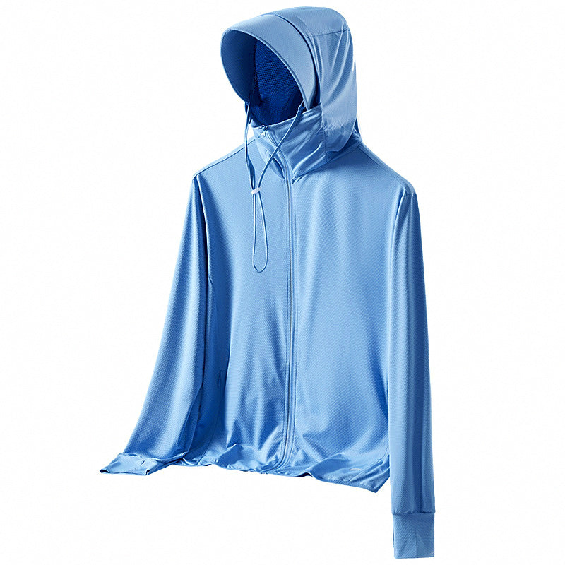 UPF 50+ Hooded Sun Protection Shirt, Men's & Women's – product photo