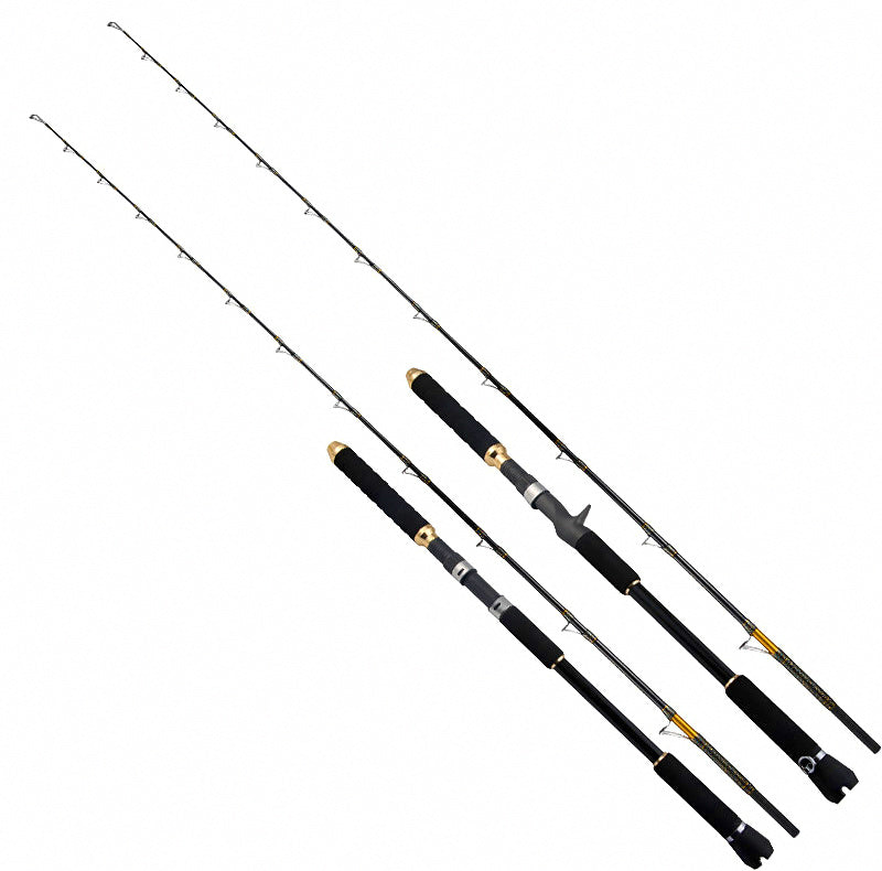 Solid Fiberglass Boat Rod, 2-Piece, 1.5–2.1 m (4.9–6.9 ft)