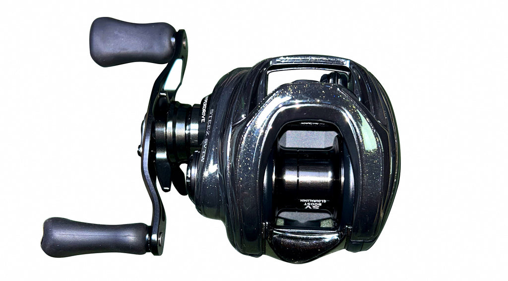 3D Textured Protective Wrap Film for Baitcasting Reel – product photo