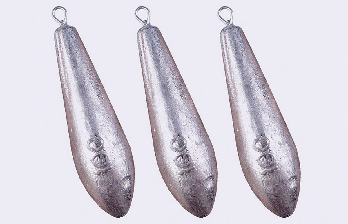 Teardrop Sinkers, 0.12–7 oz (3.5–200 g), 20 or 50 Pack – product photo